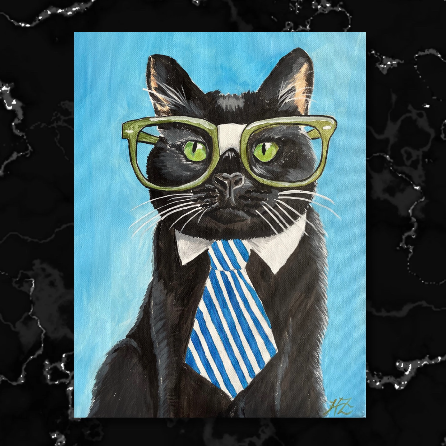 Nerd Cat Paint & Sip! (Yakima) Art YOUR Way